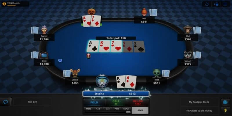 Hướng dẫn cách chơi Poker wi88 chi tiết nhất