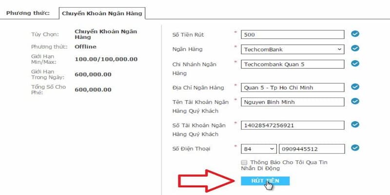 Hướng dẫn cách rút tiền wi88 dành cho người chơi mới